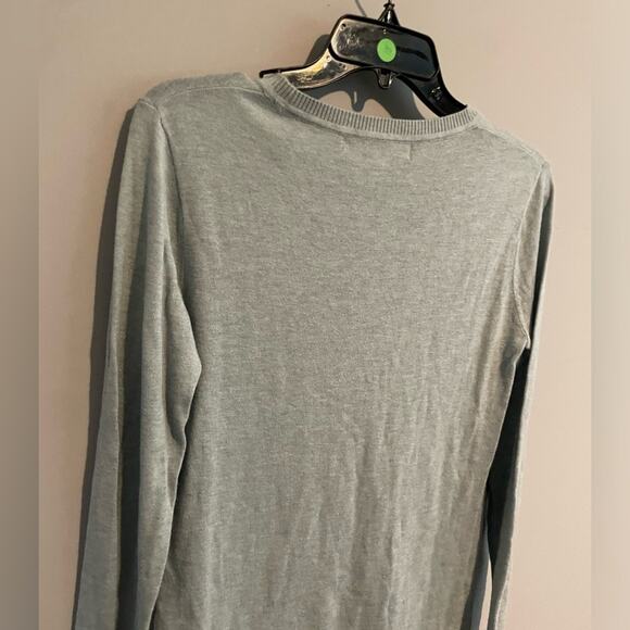 The Line Womens Small light blue Balbina Crew Neck Sweater Cotton Silk Nylon - Picture 6 of 6